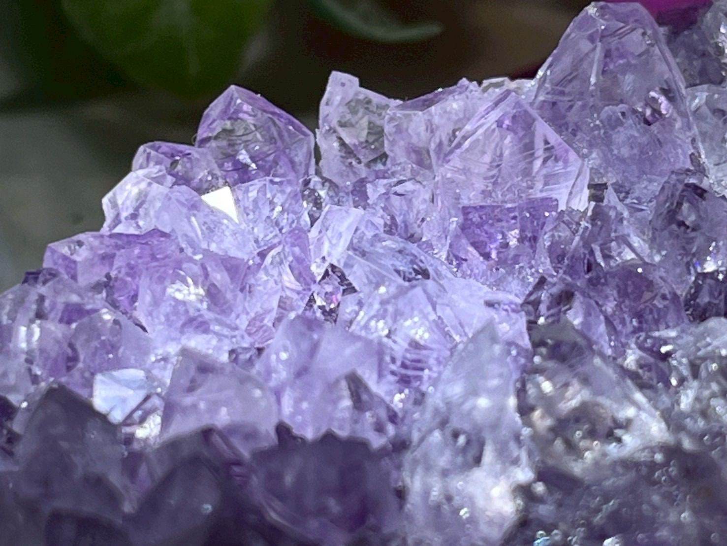 愛の守護石✨ グラデーションアメジスト クラスター ラフストーン 原石