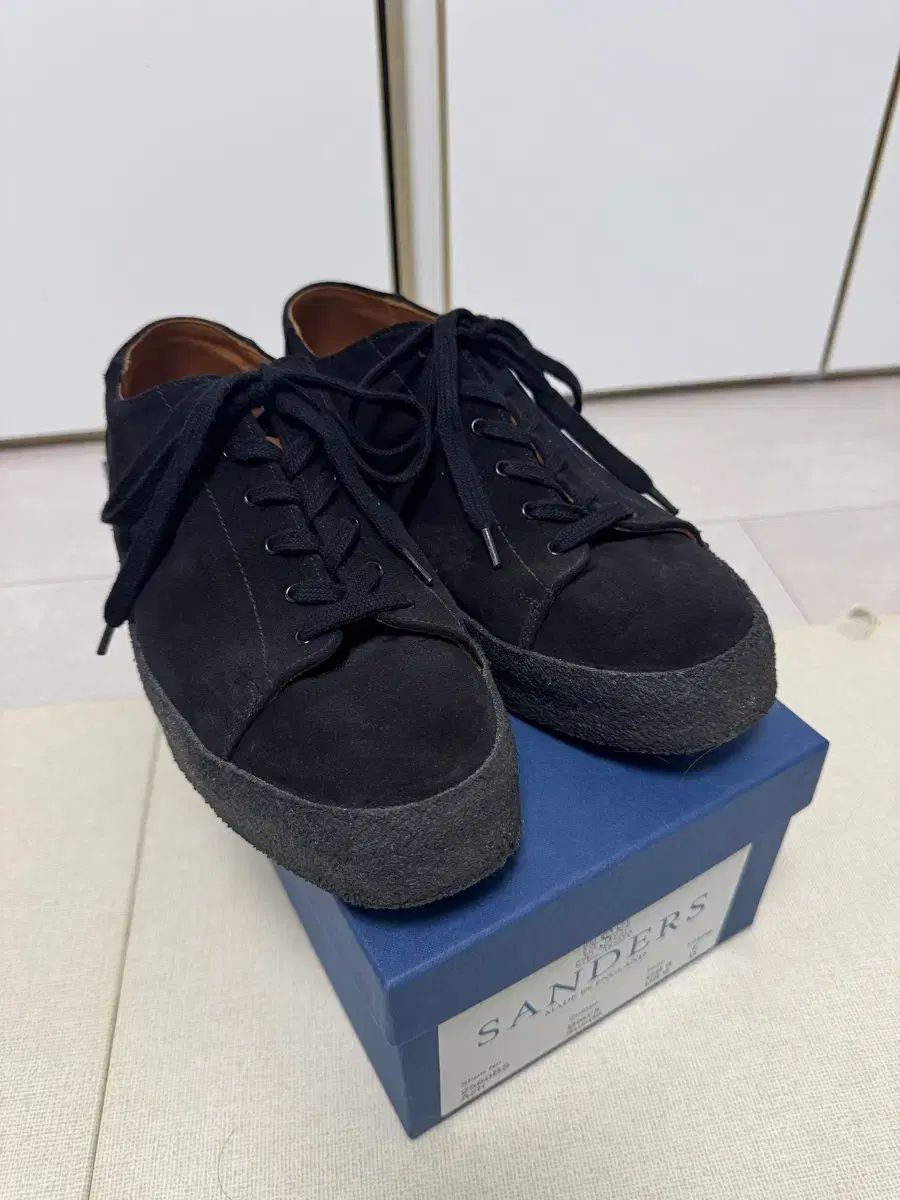 SANDERS サンダース モンキーシューズ 270 ブラック スウェード
