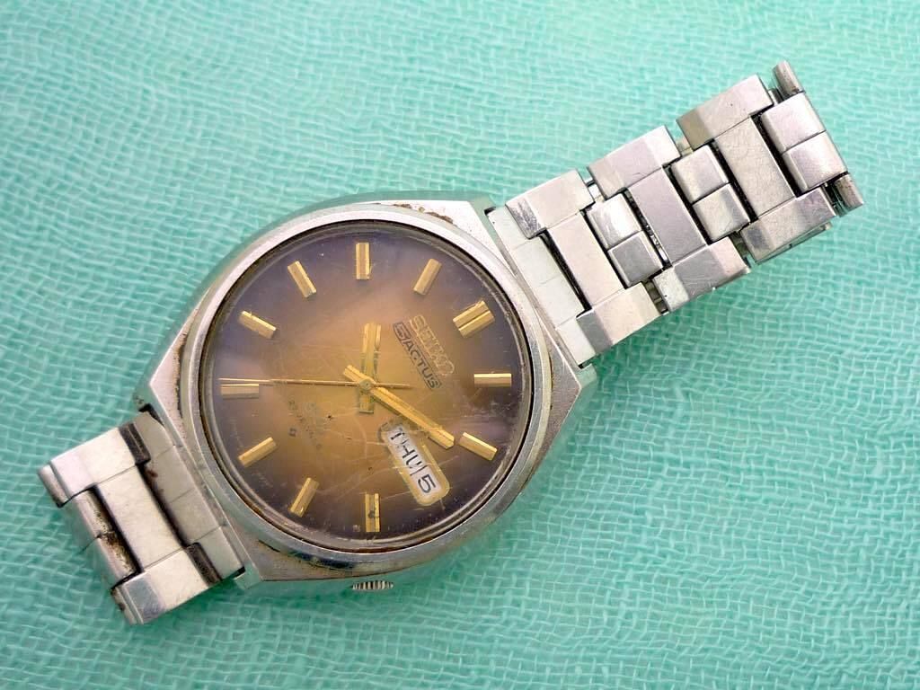 SEIKO 5 ACTUS セイコー アクタス SS 6106-7520 自動巻き メンズ腕時計 