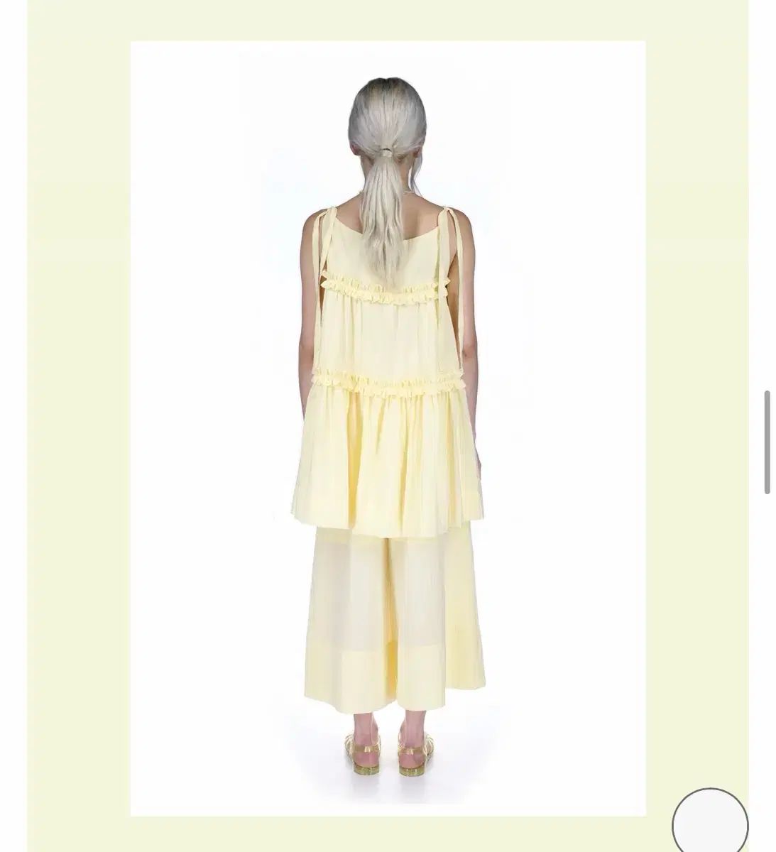 ミンジュ MINJU 21 ss ティアード ミニワンピース