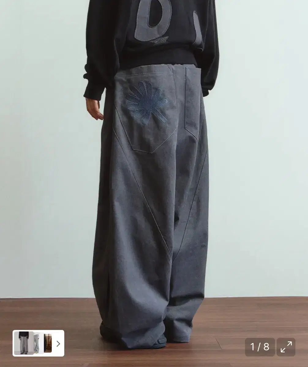 タンデム バルーン チノ パンツ パープルグレー