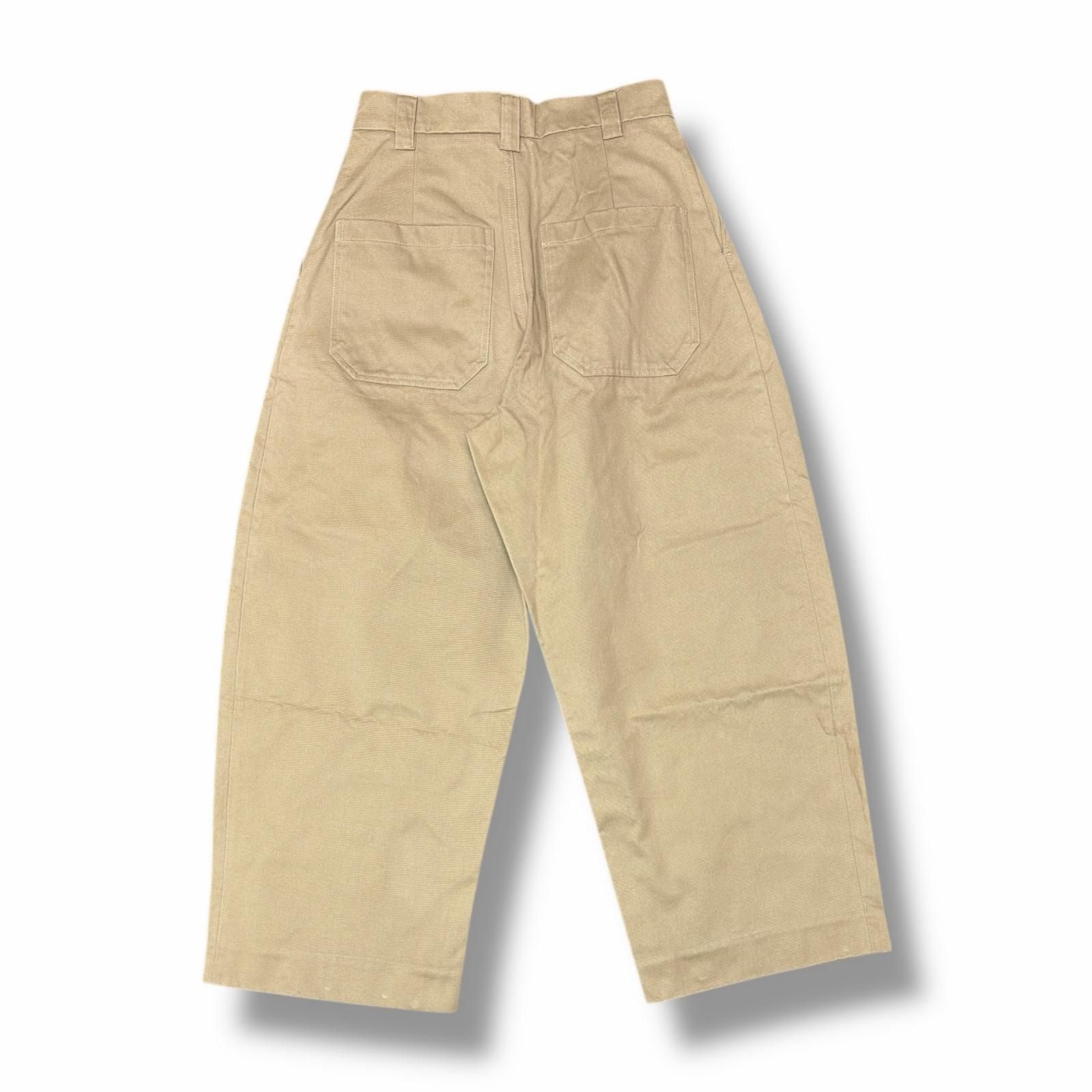 参考上代74,800円 STUDIO NICHOLSON SORTE PANT IN CREAM コットン