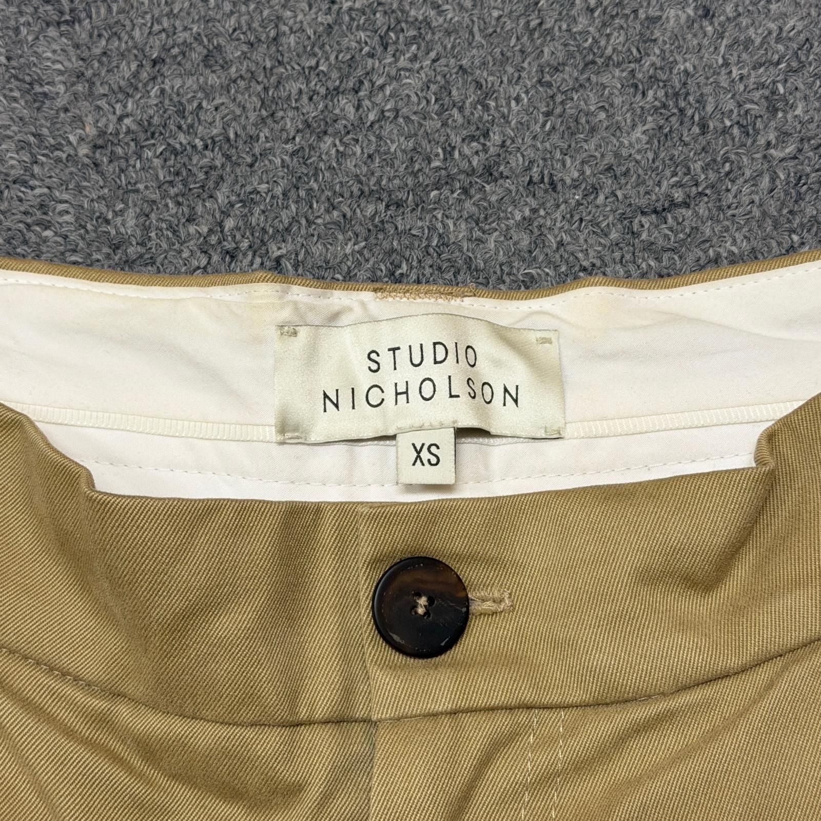 STUDIO NICHOLSON　コットンツイルクロップドパンツ 楽天市場】【未使用/定価4.5万】 スタジオニコルソン STUDIO NICHOLSON