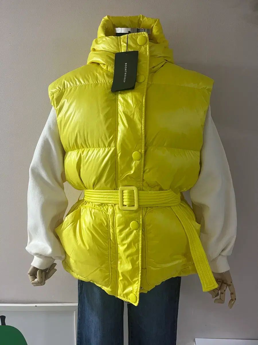 イェンキイェンキ IENKI 黄色 ダウンベスト S