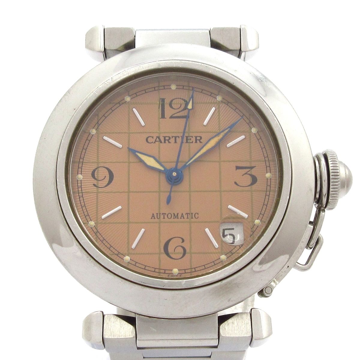 Cartier カルティエ 腕時計 パシャ レディース SS ライトブラウン