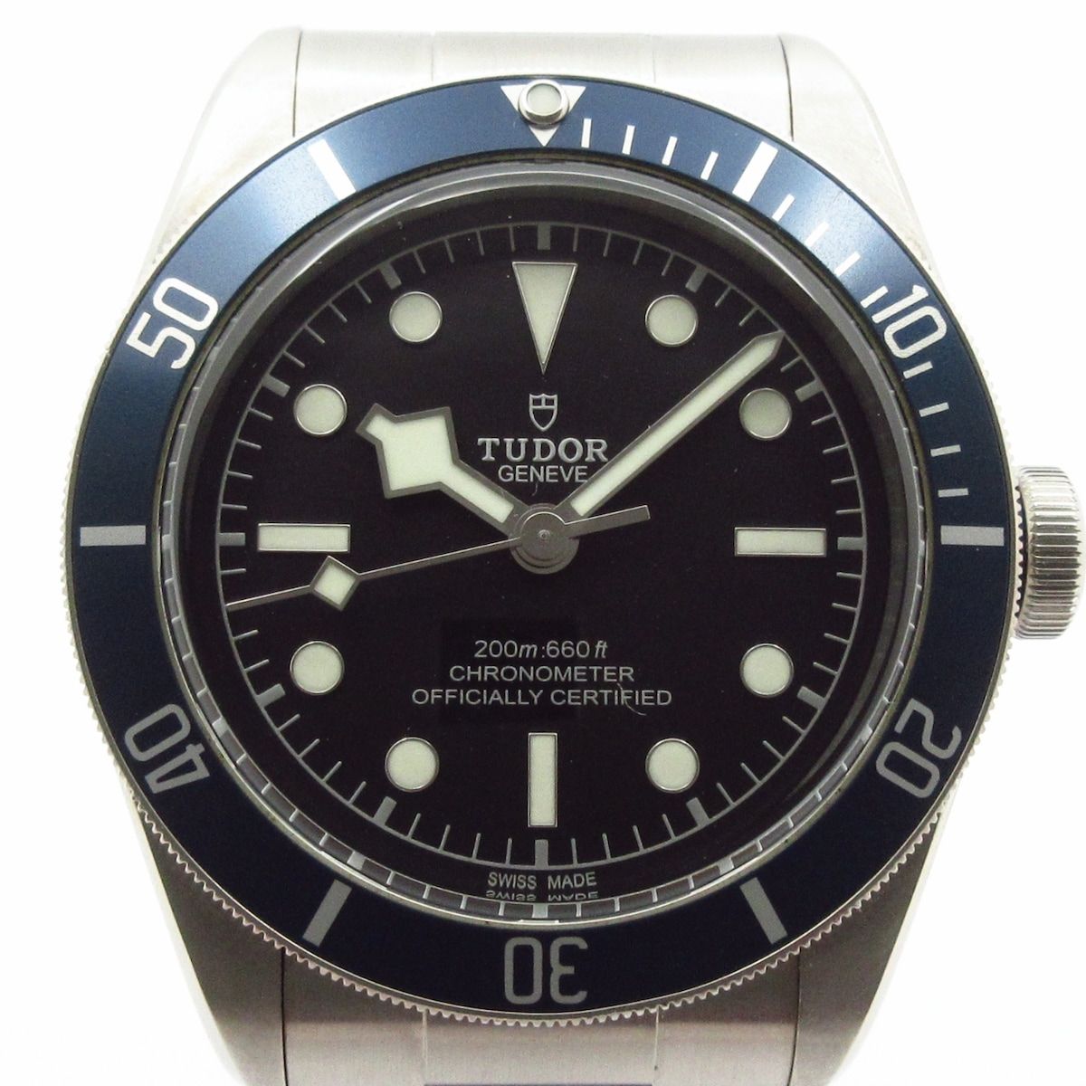 TUDOR チューダー チュードル 腕時計 ヘリテージ ブラックベイ 79230 B メンズ SS 12コマ 黒