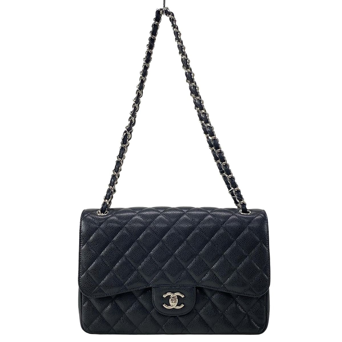 CHANEL(シャネル) ショルダーバッグ デカマトラッセ A58600 黒 ダブル