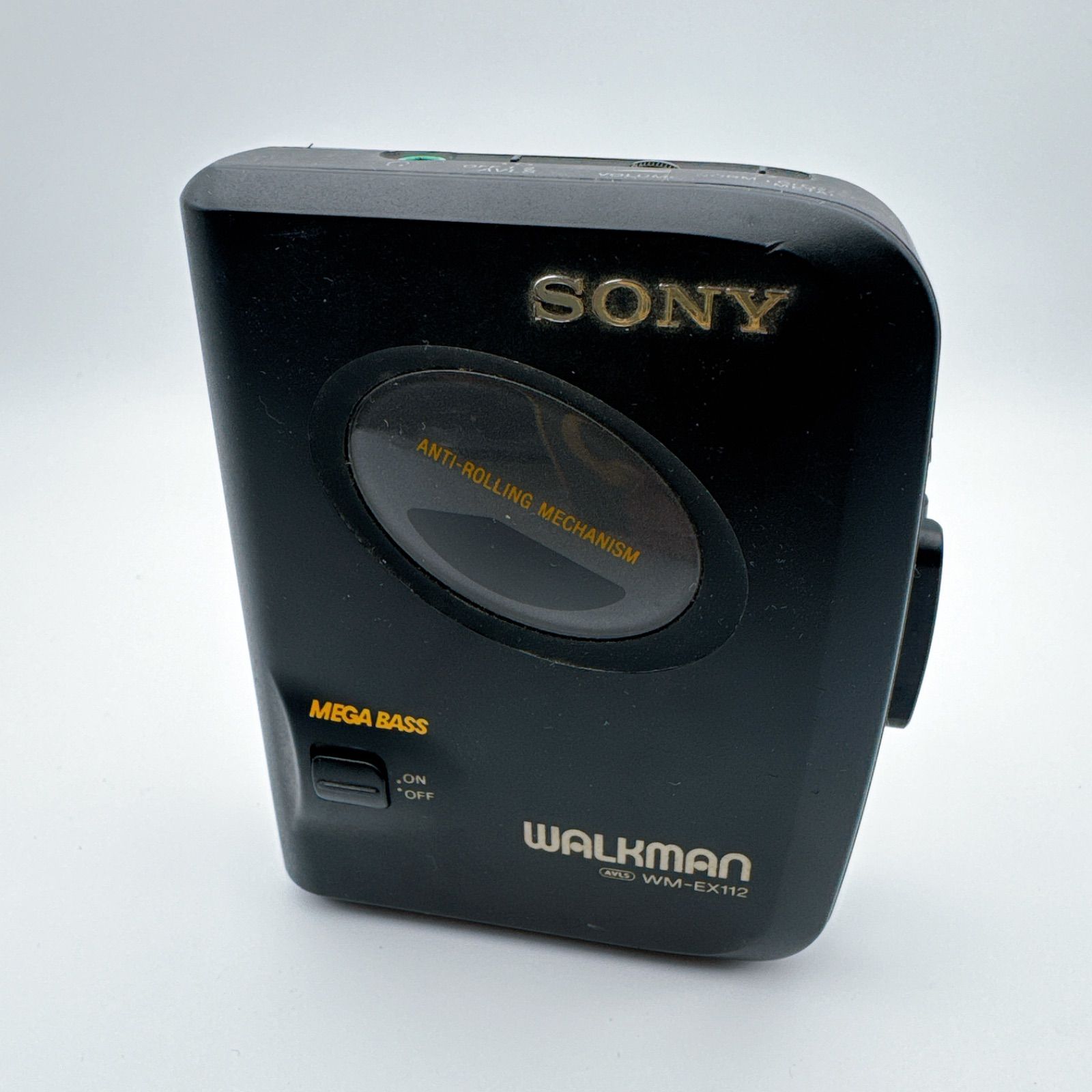 SONY WALKMAN WM-EX112 ブラック メガベース搭載 ベルト交換済み・整備