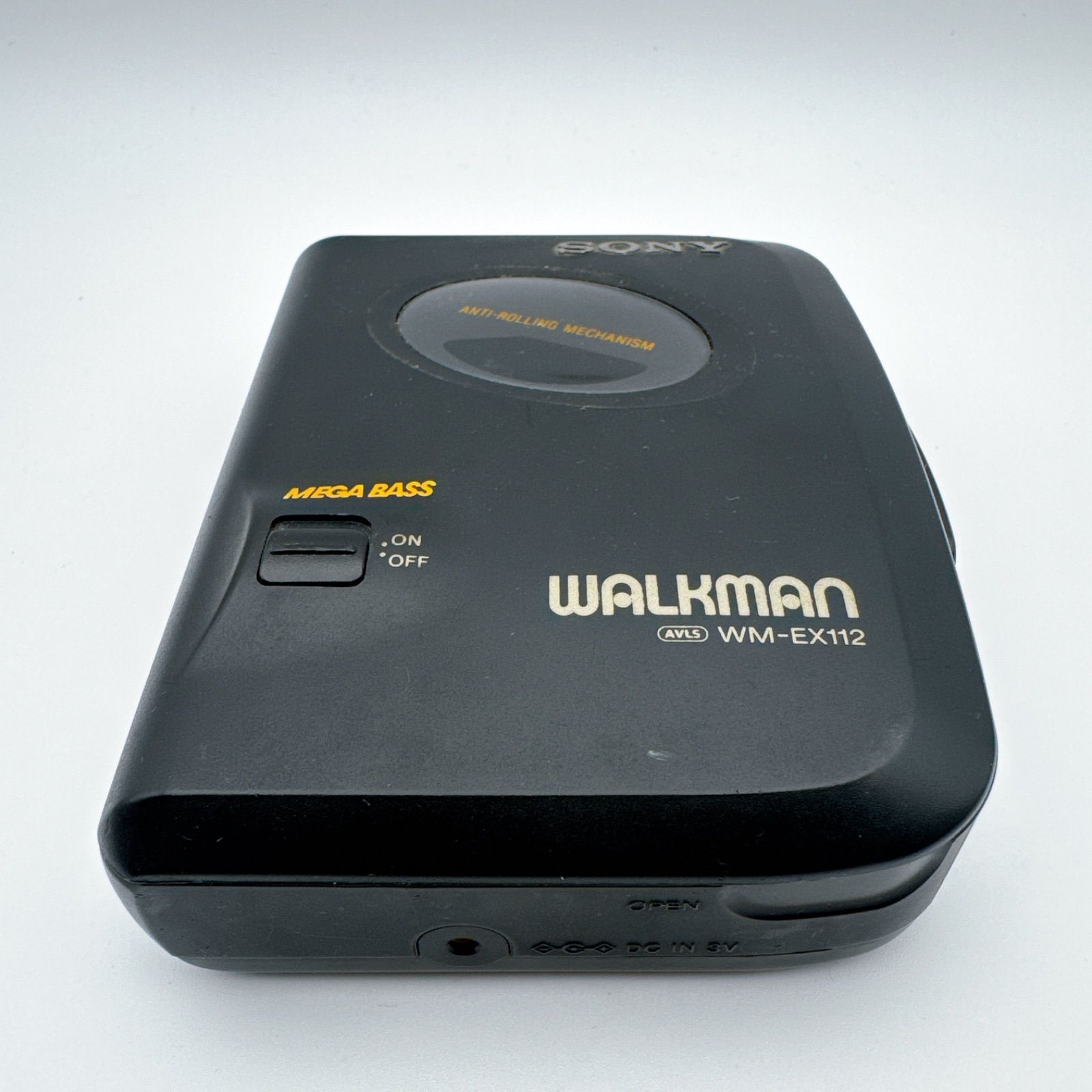 SONY WALKMAN WM-EX112 ブラック メガベース搭載 ベルト交換済み・整備