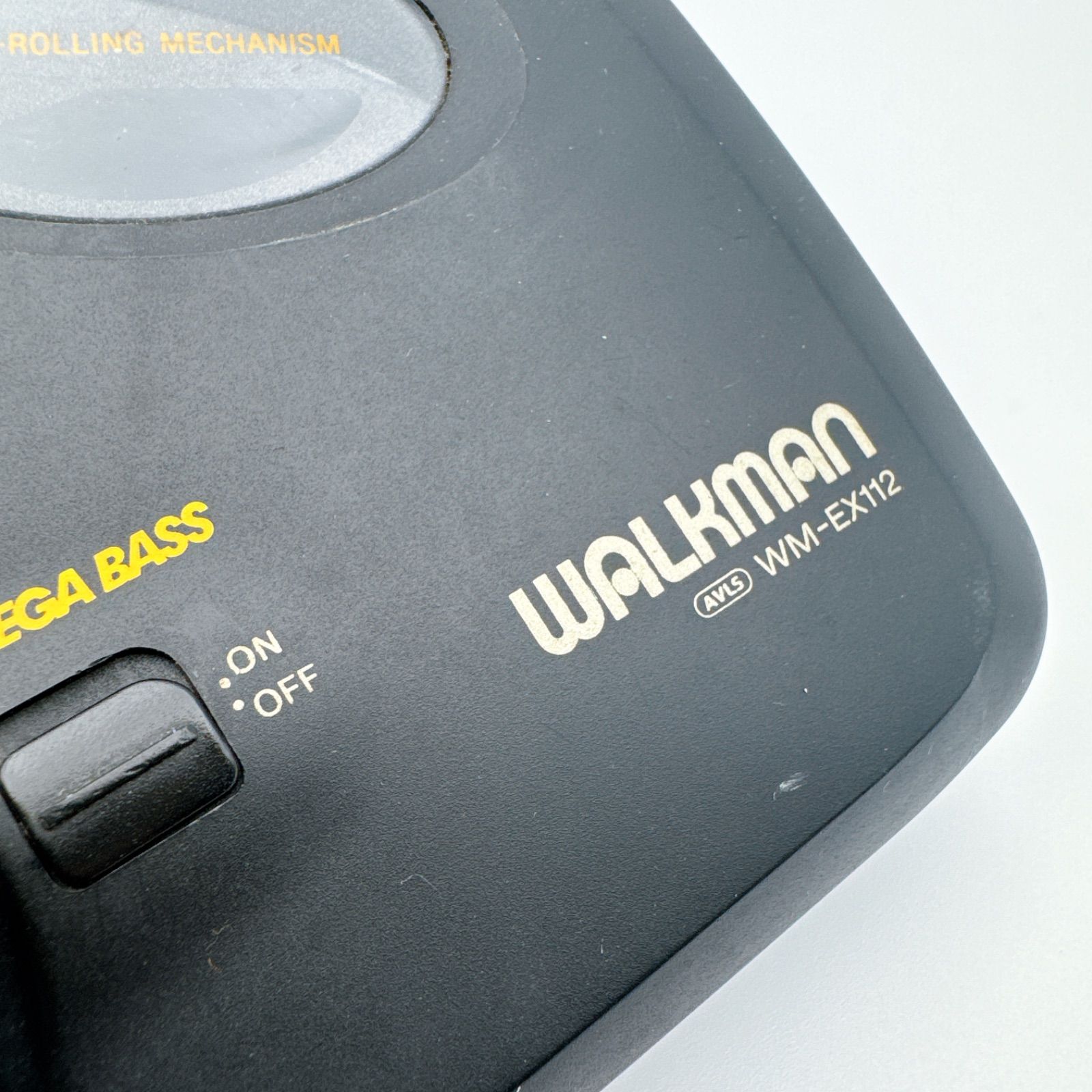 SONY WALKMAN WM-EX112 ブラック メガベース搭載 ベルト交換済み・整備