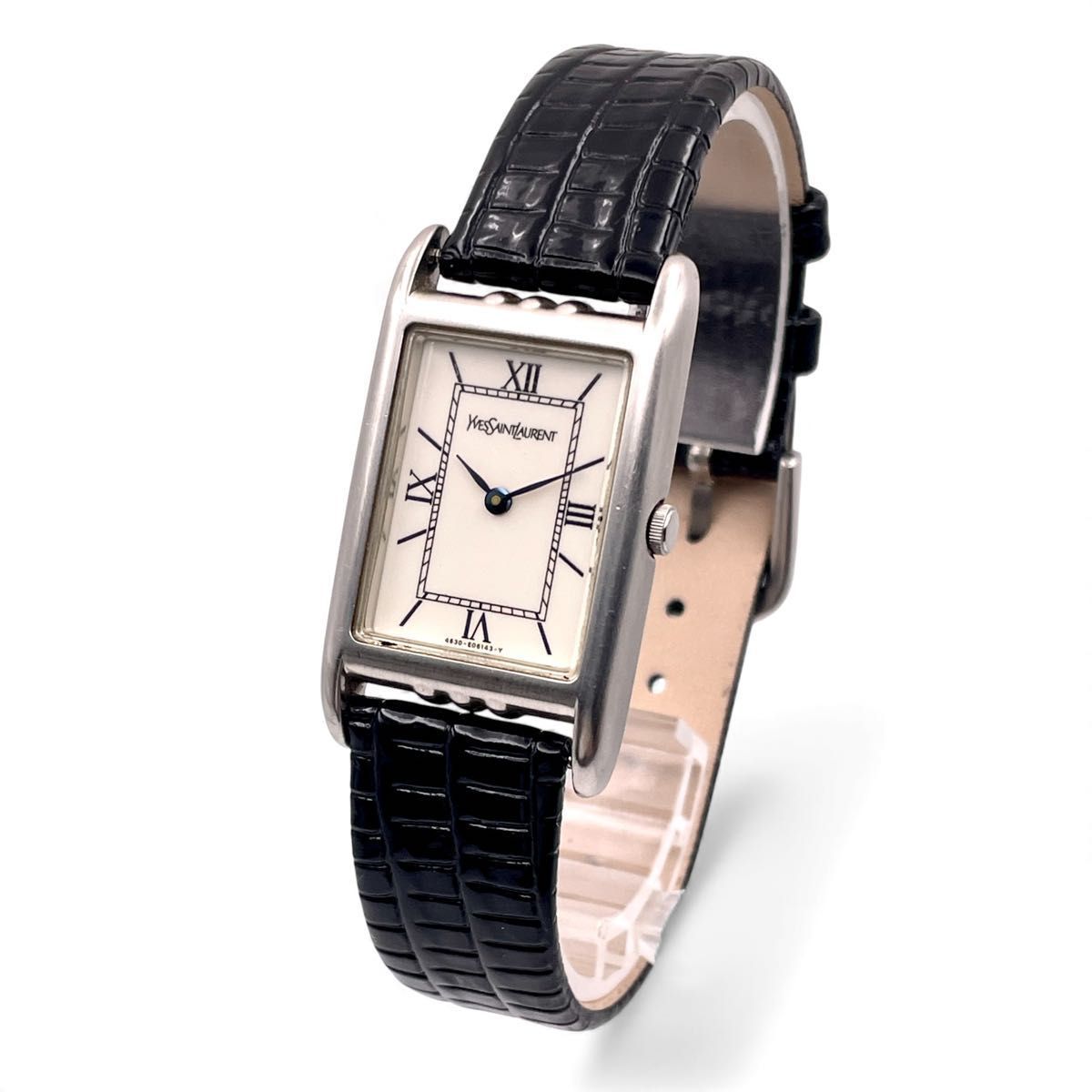 Yves Saint Laurent レディース 時計 美品 □ 稼働 YVES SAINT LAURENT イヴ・サンローラン 4625-E68184