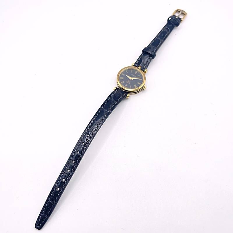 稼働 グッチ 腕時計 クオーツ レディース 黒文字盤 ゴールド シェリー GG 稼働 GUCCI グッチ レディース腕時計 シェリーライン ゴールドカラー