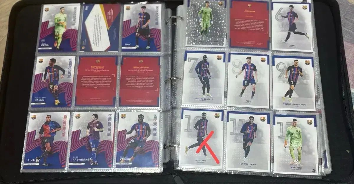 バルセロナ選手カードコレクション (Topps)