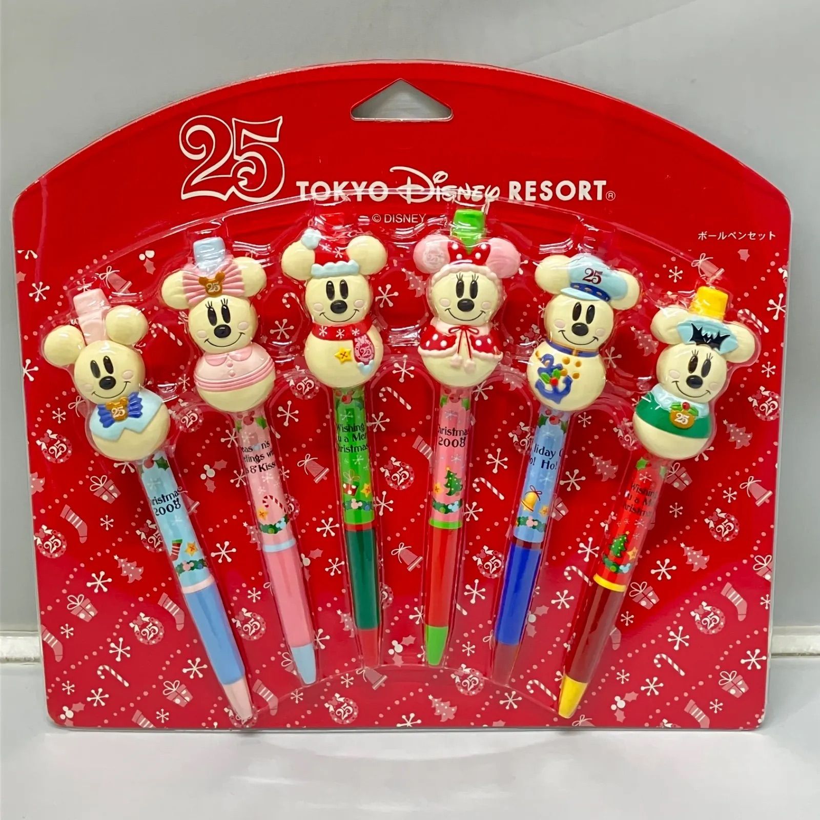 新品】東京ディズニーリゾート 25周年記念 ボールペンセット 東京