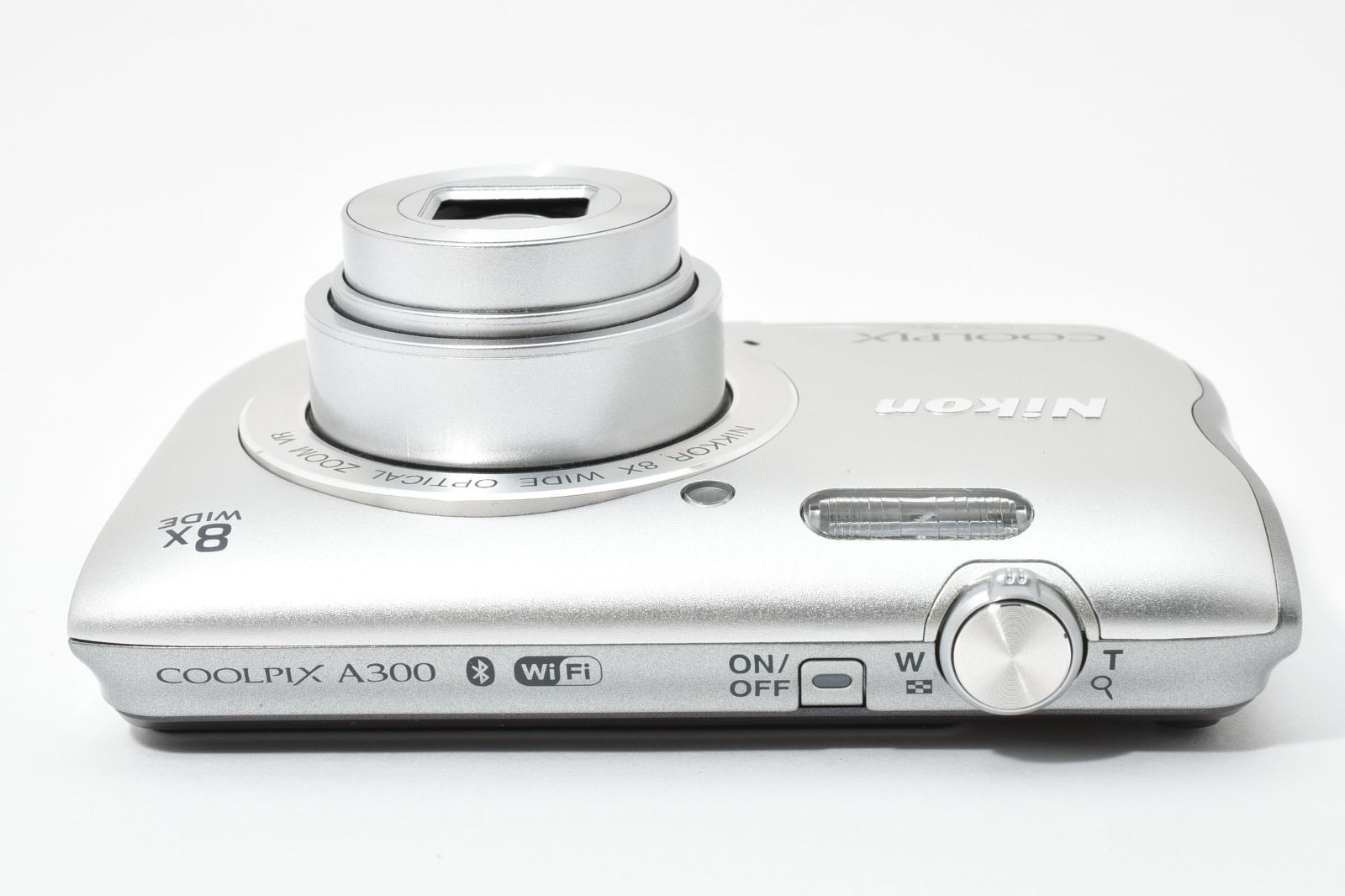 極美品】Nikon COOLPIX A300 シルバー 薄型軽量119g！ 20MP 光学8倍