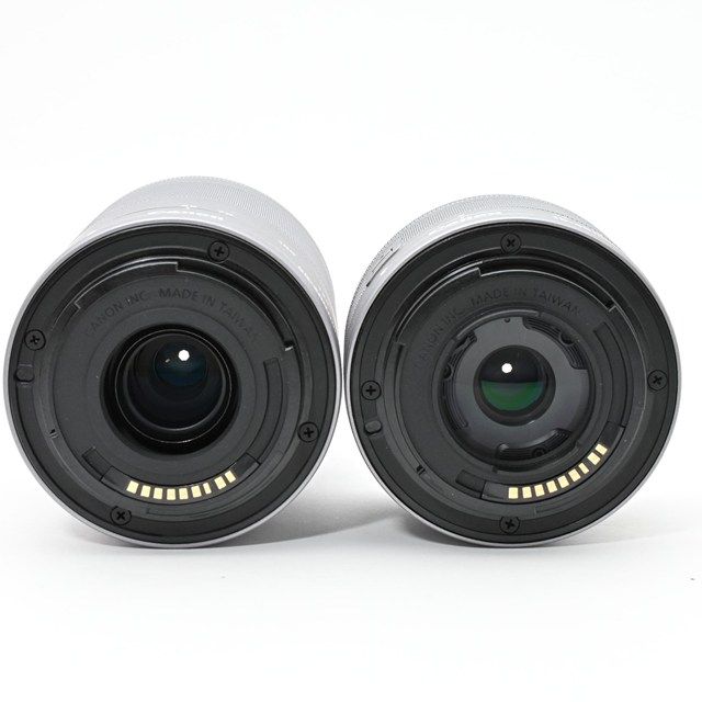  Canon ミラーレス一眼カメラ EOS Kiss M ダブルズームキット ホワイト EOSKISSMWH WZK ミラーレス一眼 デジタルカメラ