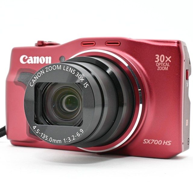 美品＞ Canon デジタルカメラ Power Shot SX700 HS レッド 光学30倍