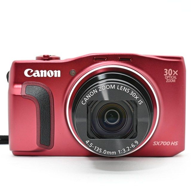 美品＞ Canon デジタルカメラ Power Shot SX700 HS レッド 光学30倍