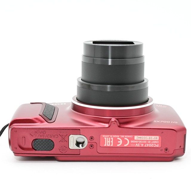 美品＞ Canon デジタルカメラ Power Shot SX700 HS レッド 光学30倍