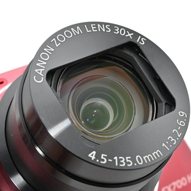 美品＞ Canon デジタルカメラ Power Shot SX700 HS レッド 光学30倍