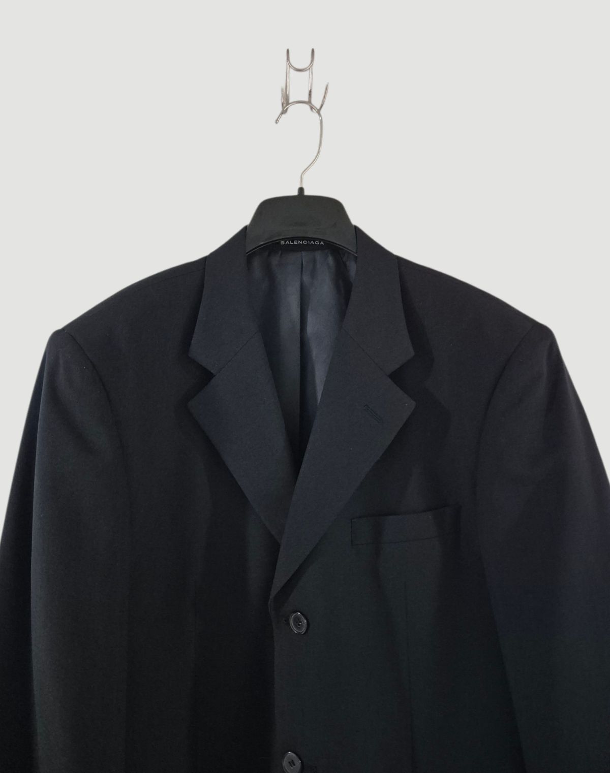 100 バレンシアガ ウール S ブレーザージャケット
