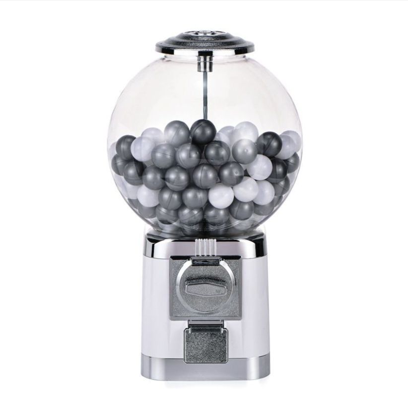 ガチャガチャ 本体 100円硬貨用 レトロガシャポンマシン ドーム型 業務用ガシャポン本体 楽しいカプセルマシン ガチャマシーン イベント ガチャガチャカプセル 業務用 家庭用 幼稚園教育機関向けギフトマシン 32 mmボール 付き