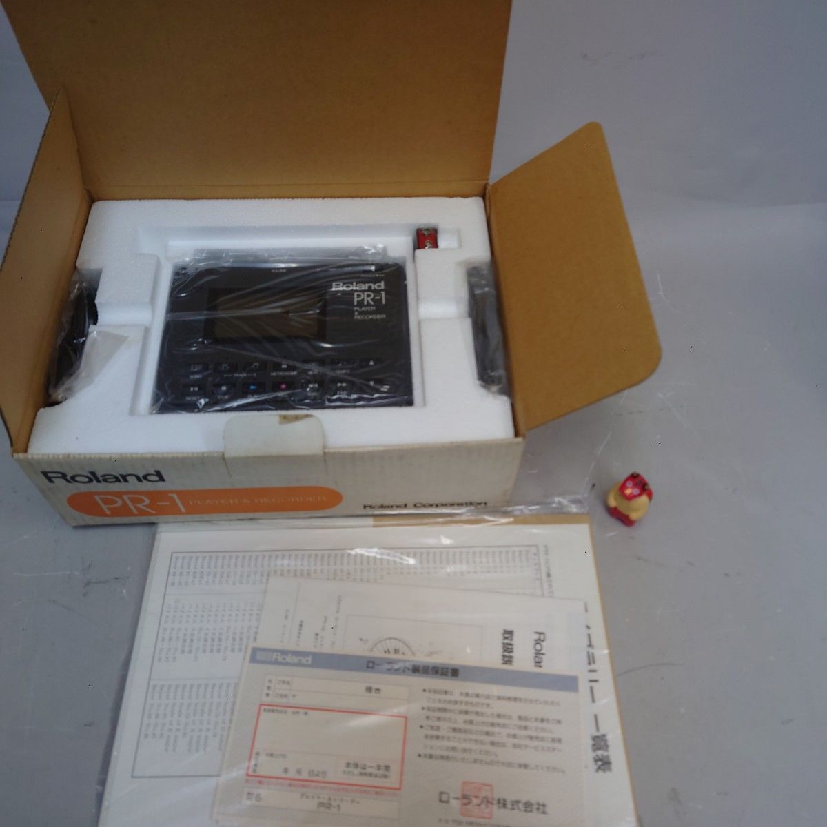 Roland PR-1 Player Recorder 動作品 き 音声再生録音機 ローランド デジタルレコーダー z-2399