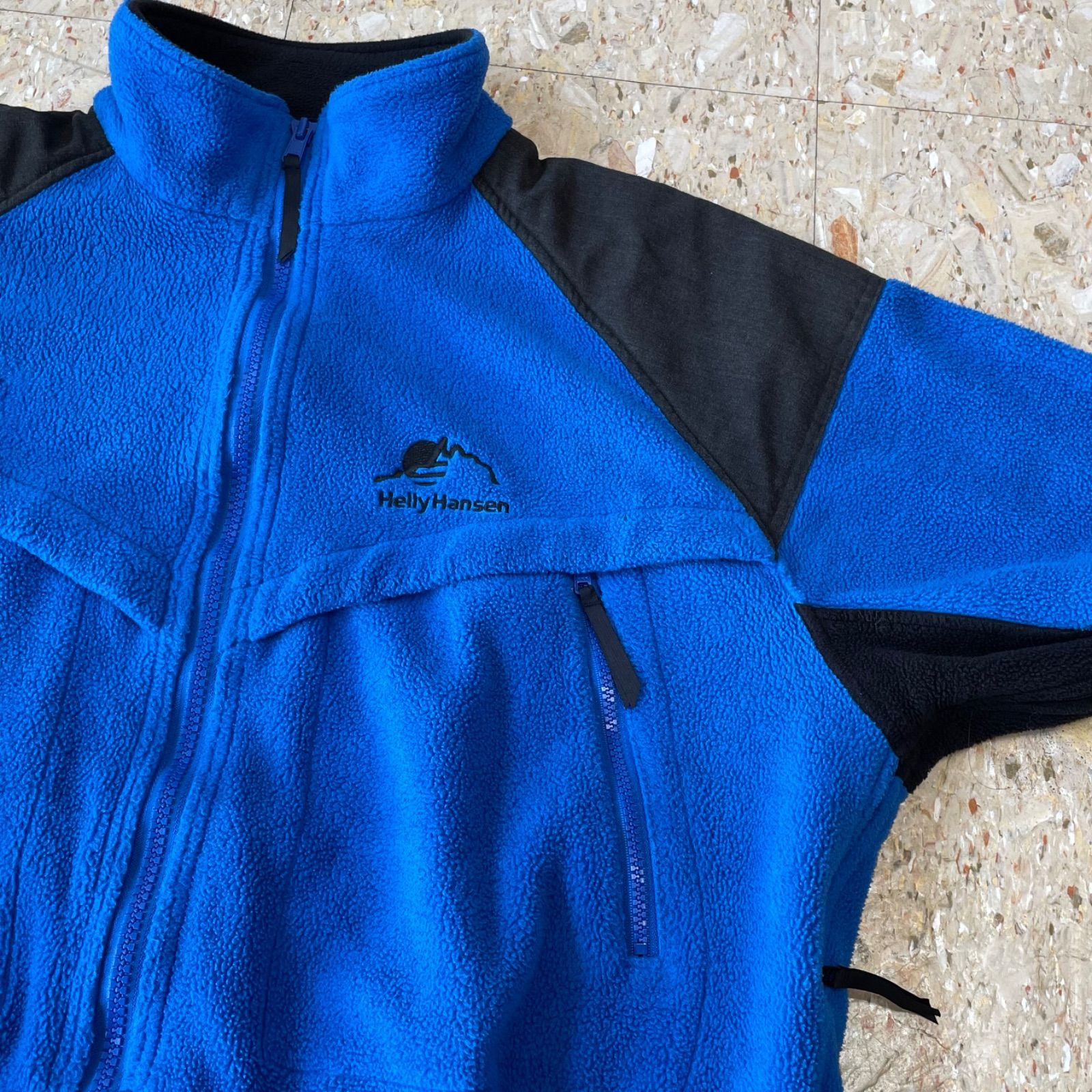 90s 【Helly Hansen】 ヘリーハンセン フリース ジャケット ゴールド