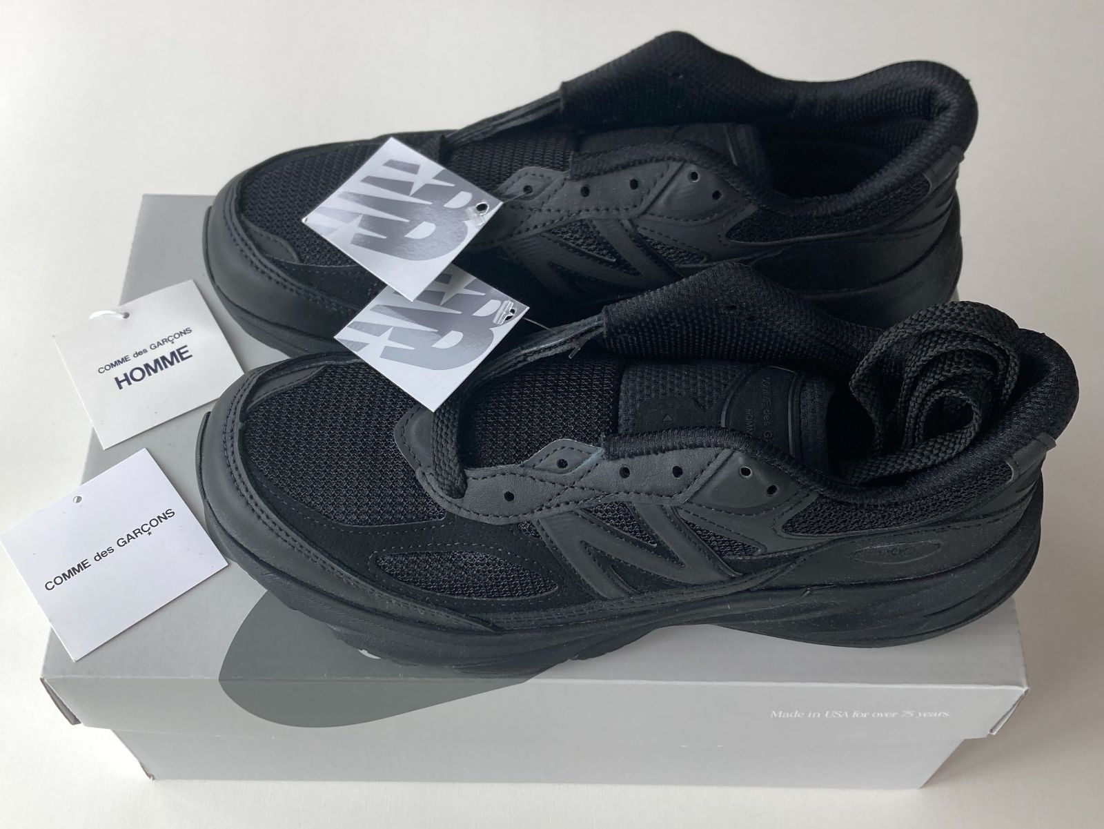 コムデギャルソン New Balance 990v6 U990CG6 25cm black comme des