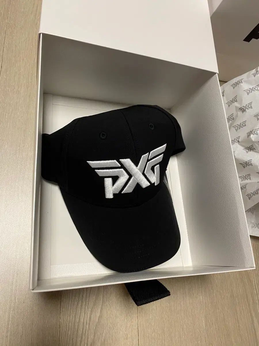 PXG ブラック ベースボールキャップ フルセット お買い物バッグ含む
