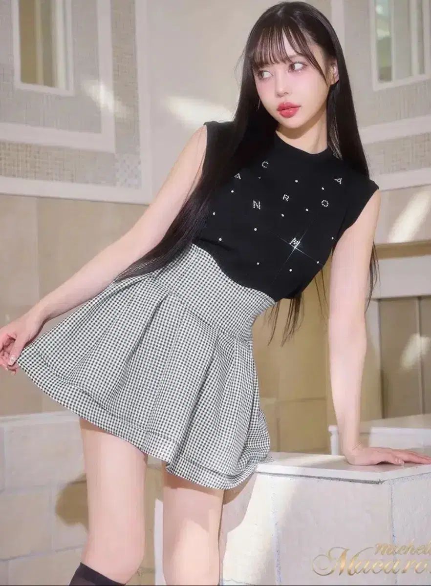 ミシェルマカロン マカロン スカート CHECK 地雷系