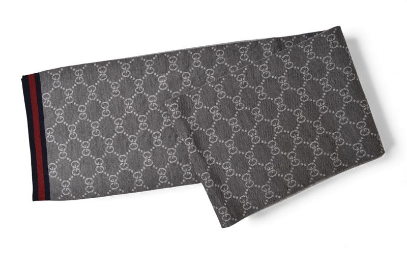 グッチ マフラー GUCCI ウインタースカーフ ウール GG柄|ライトグレー 325806 3 G 206 1263