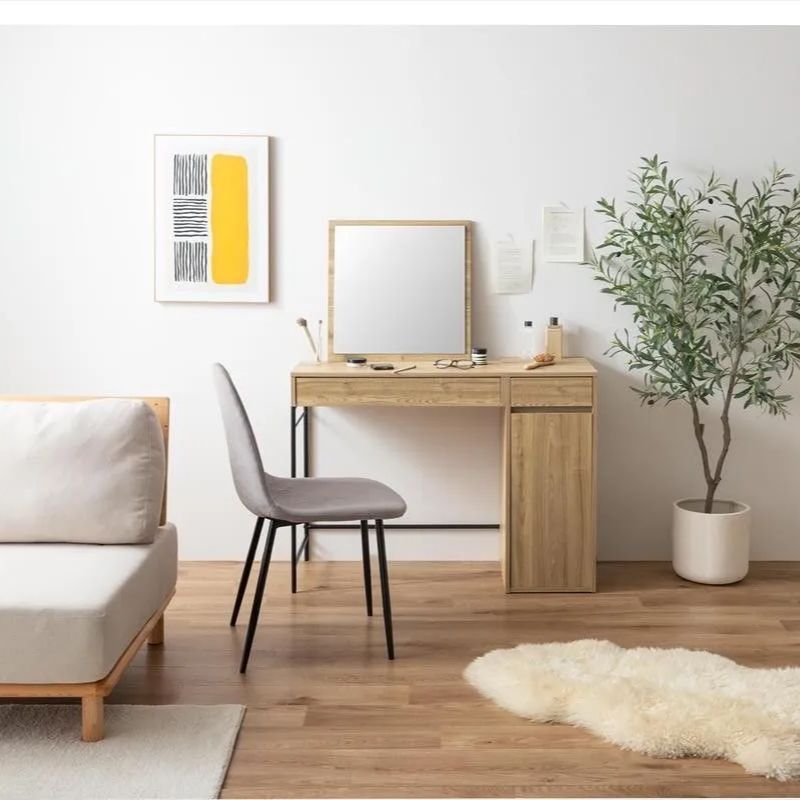 ♪ドレッサーテーブル＆チェアセット ［幅100cm］ ドレッサー テーブル