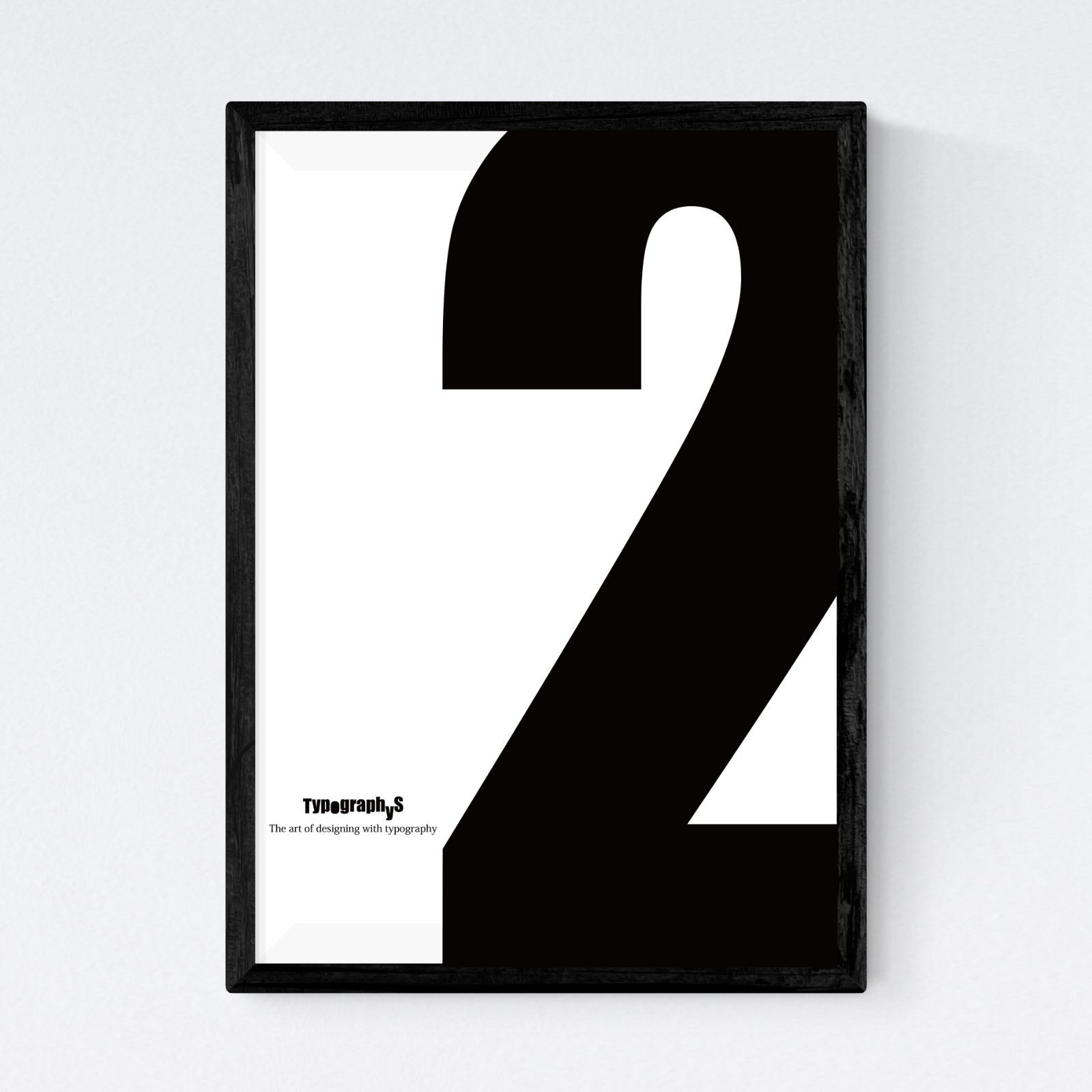 A4サイズ】TYPOGRAPHYS アートポスター（#2） 【公式通販】
