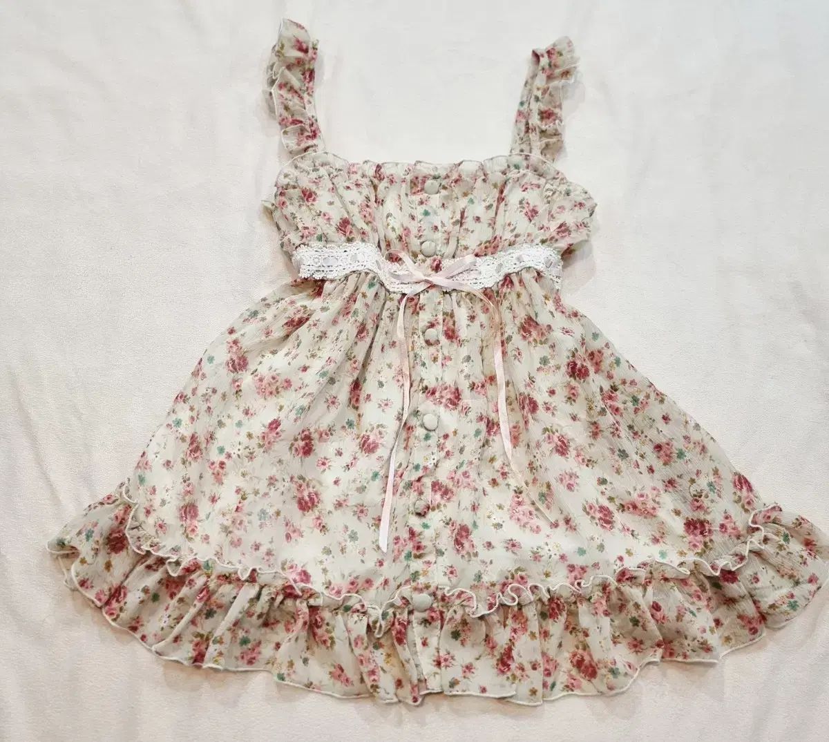 リズリサ LIZ LISA ロマンティック シャープロン フローラル チュニック