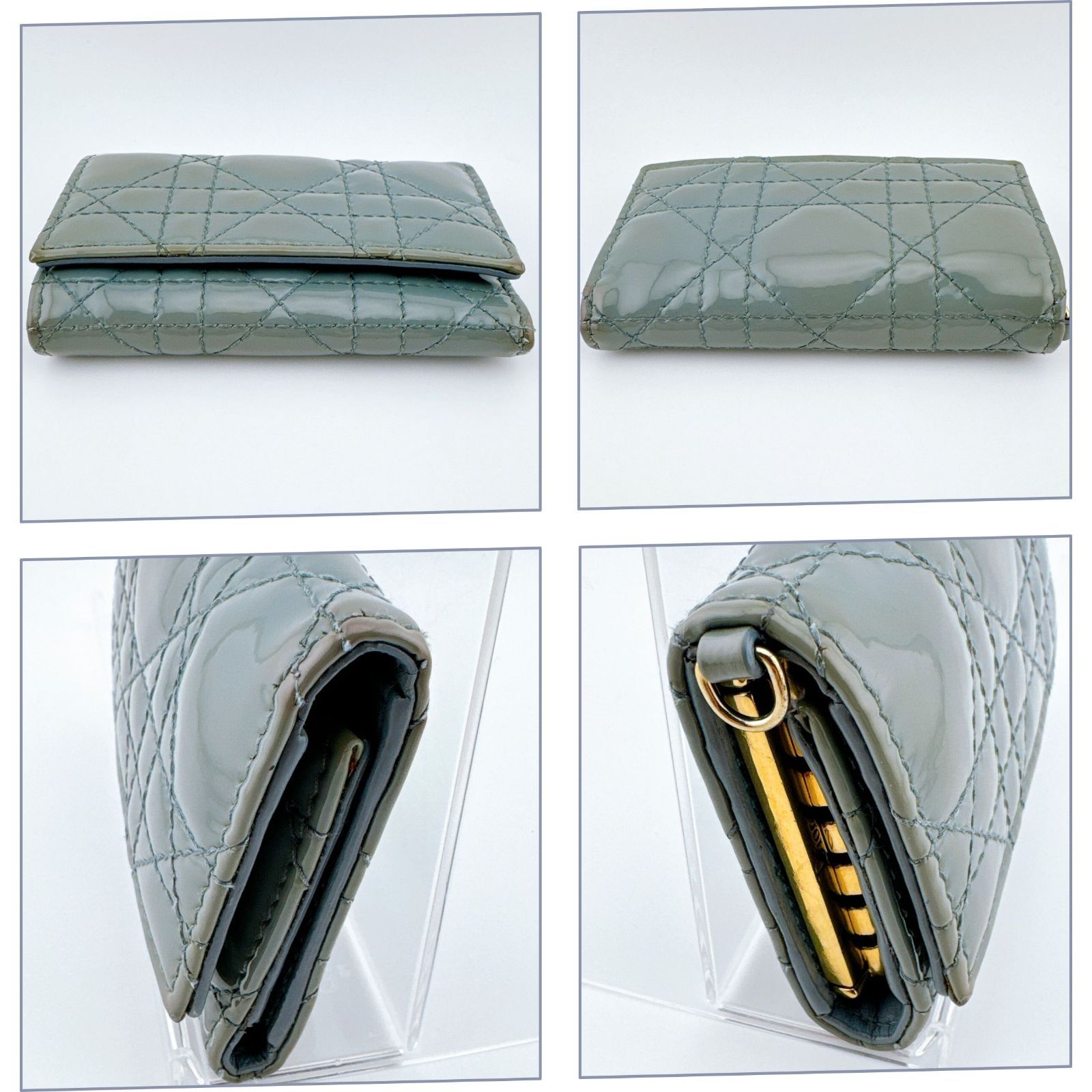 Christian Dior クリスチャン ディオール パテント キーケース 4連