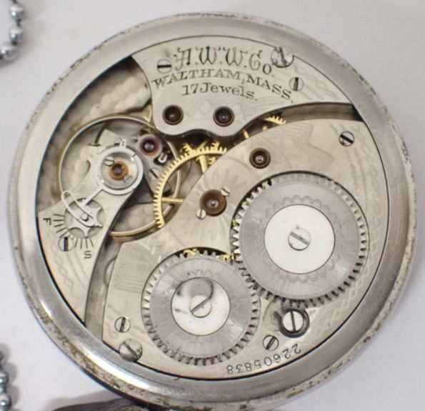 WALTHAM ウォルサム 17 Jewels（17石） 手巻き 懐中時計 1920年製