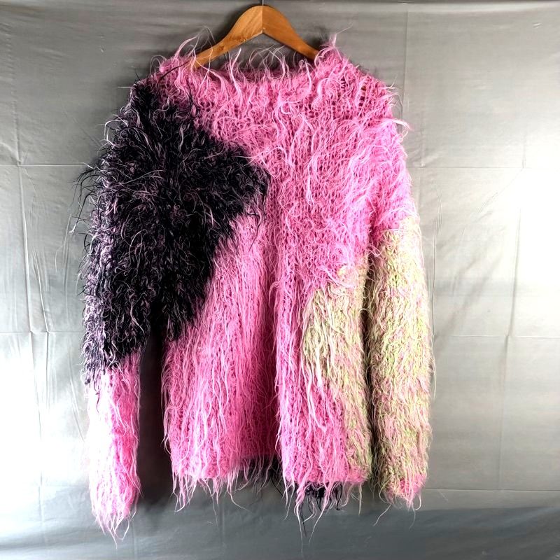 コータグシケン Kota Gushiken ニット モヘヤ ウール 長袖 ピンク 961144