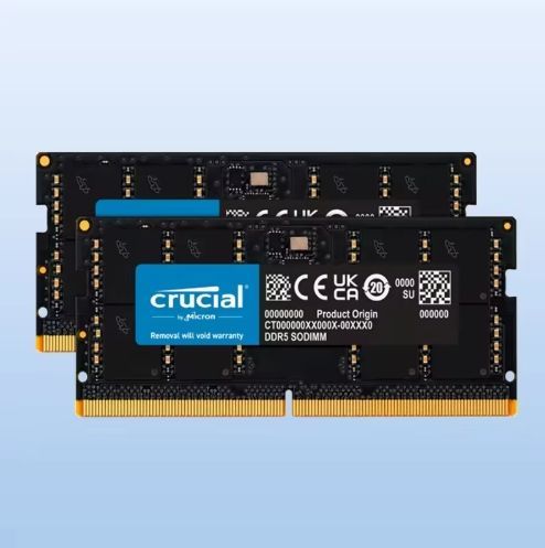  Crucial DDR 5 ノートパソコン用増設メモリ 32 GB 4800 MT|s CL 40 PC 5-38400 1.1 v SODIMM 262 pin RAMモジュール 2 rx 8 メモリー PCパーツ