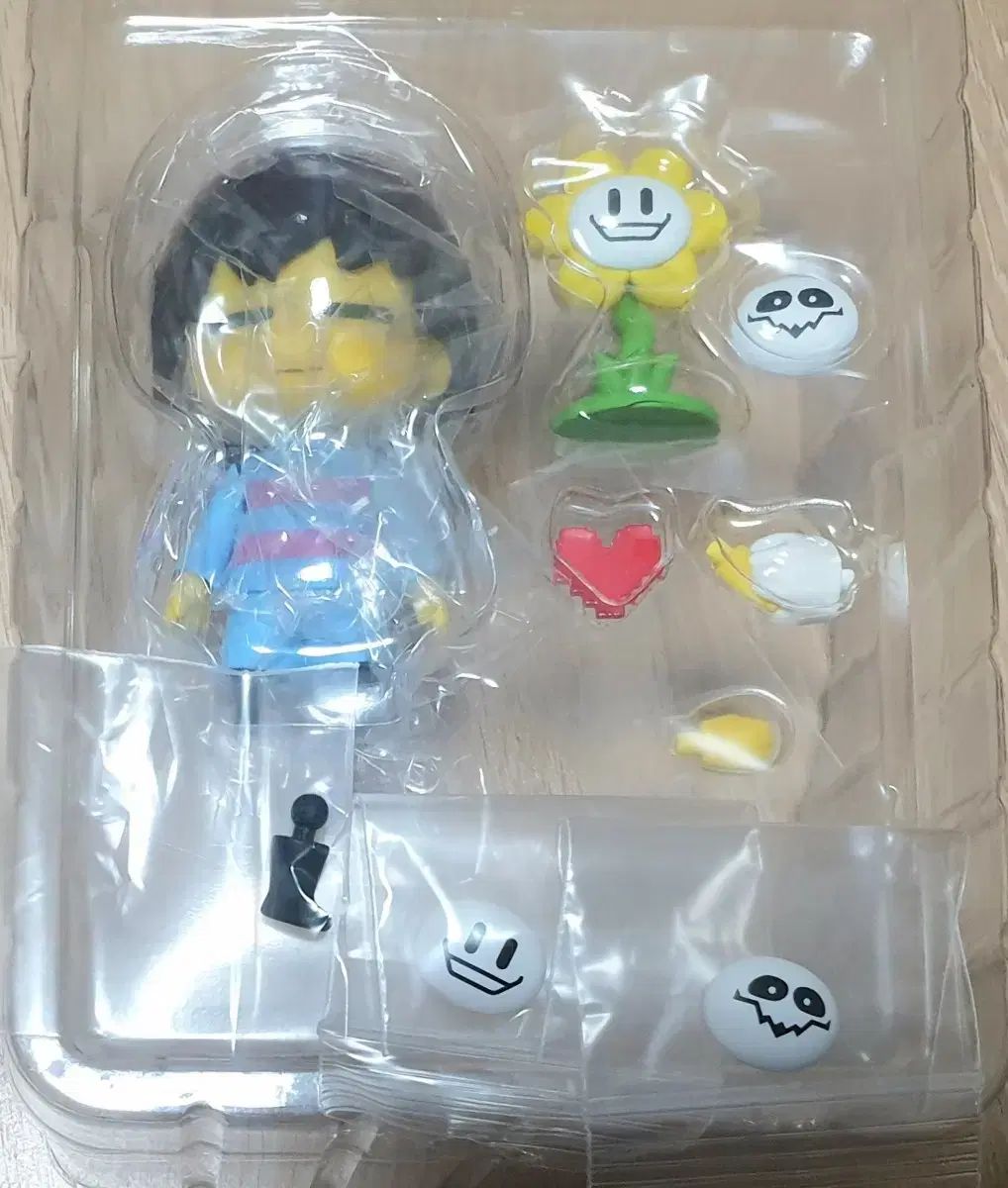 3D - The ねんどろいど 自作のフリスクねんどろいど用顔パーツ