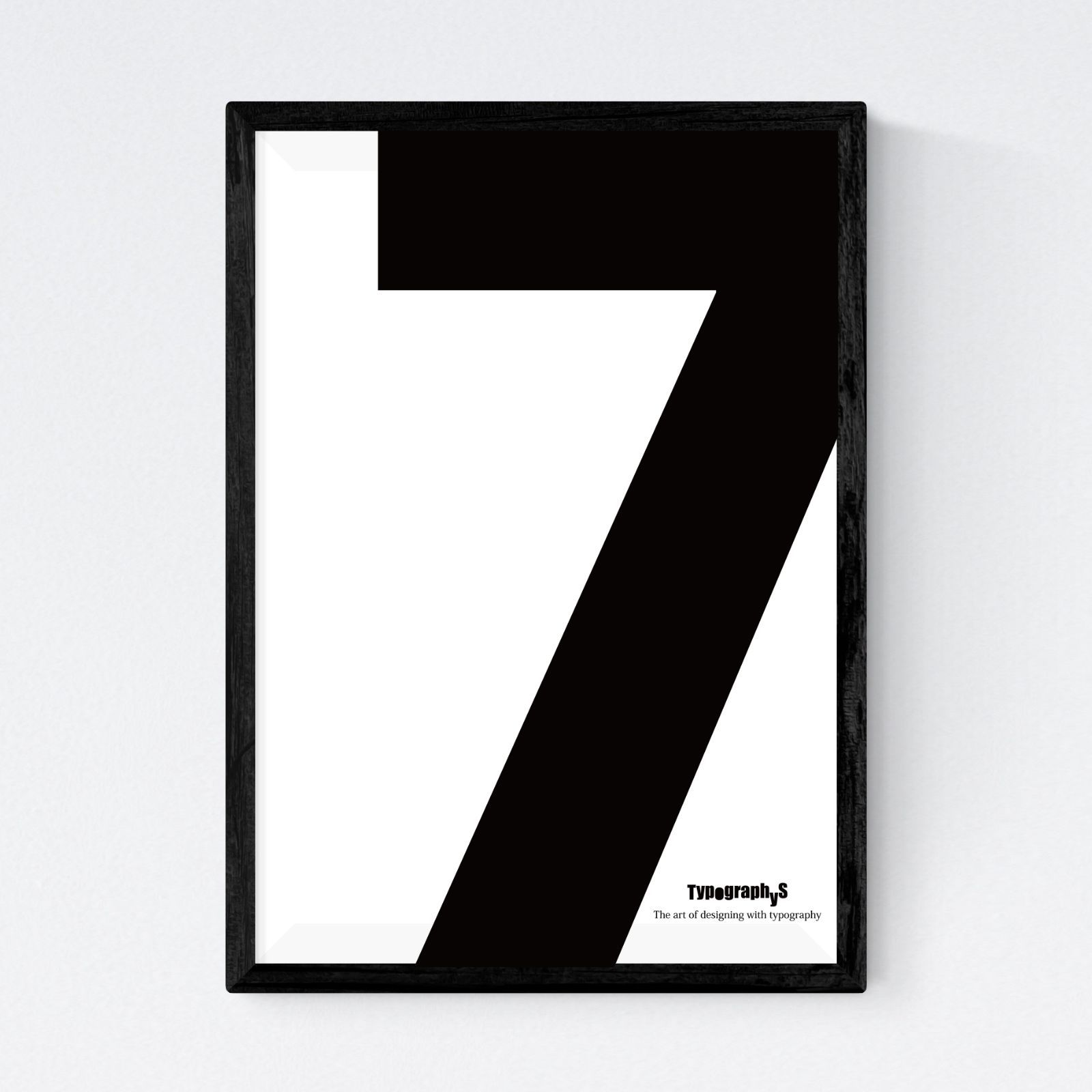 インテリア小物 【A4サイズ】TYPOGRAPHYS アートポスター（#7）