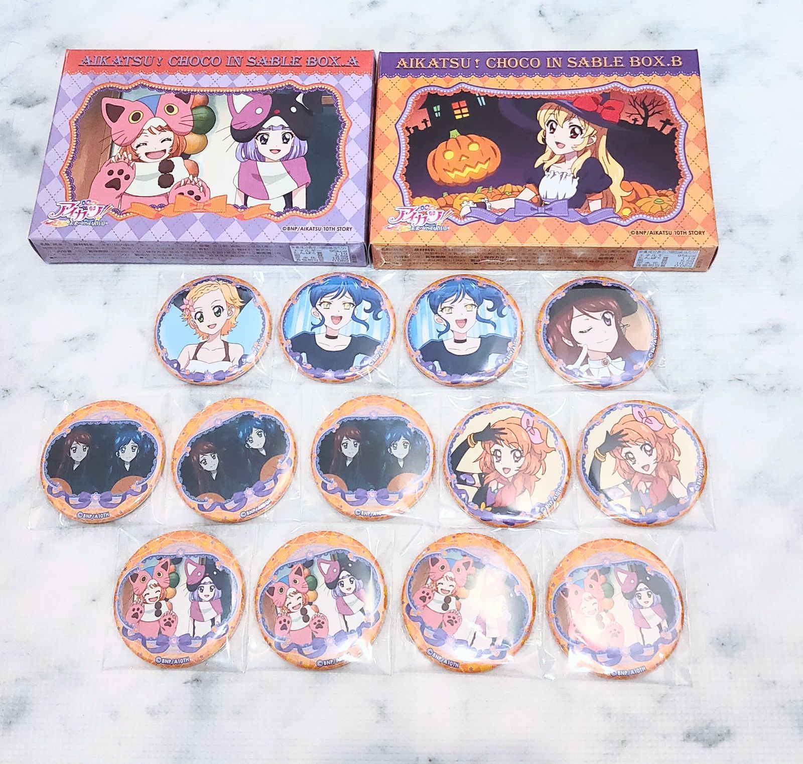 新品 アイカツ イオン限定 Aikatsu チョコイン サブレ 缶バッジ 缶