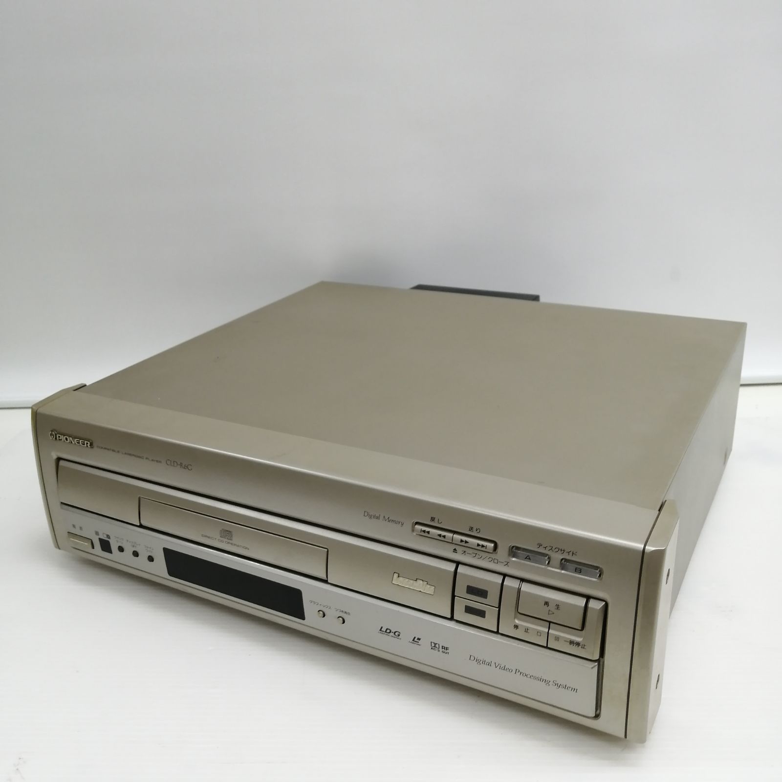 動作品 Pioneer LD CDプレイヤー cld r 6 g