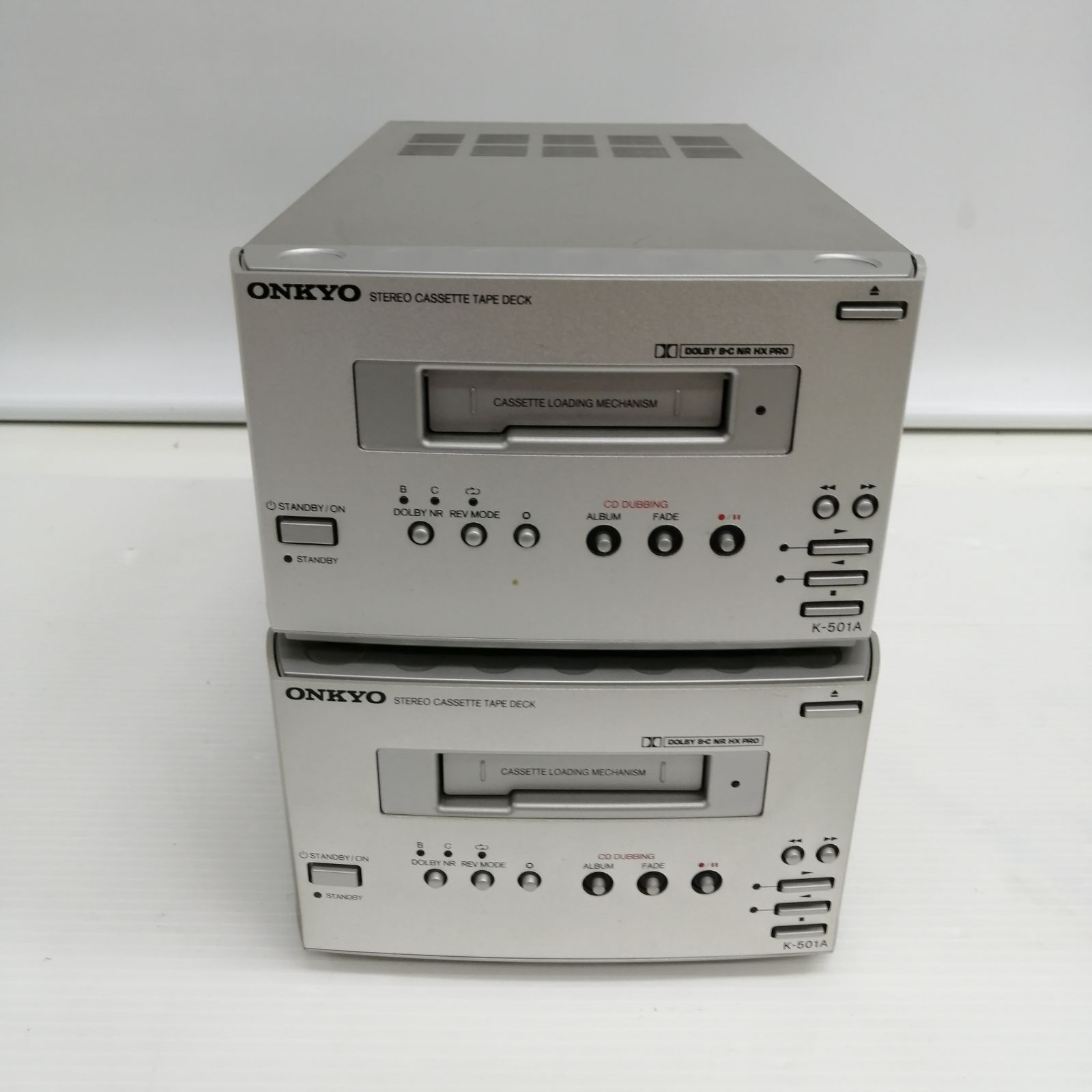 訳アリ】ONKYO カセットテープデッキ k-501a - メルカリ