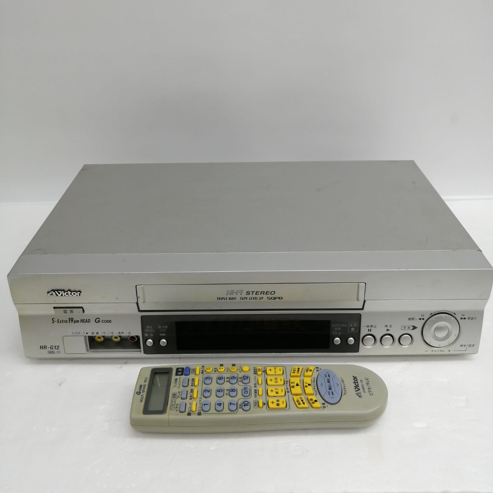 メンテナンス品 VICTOR ビデオデッキ HR G 12