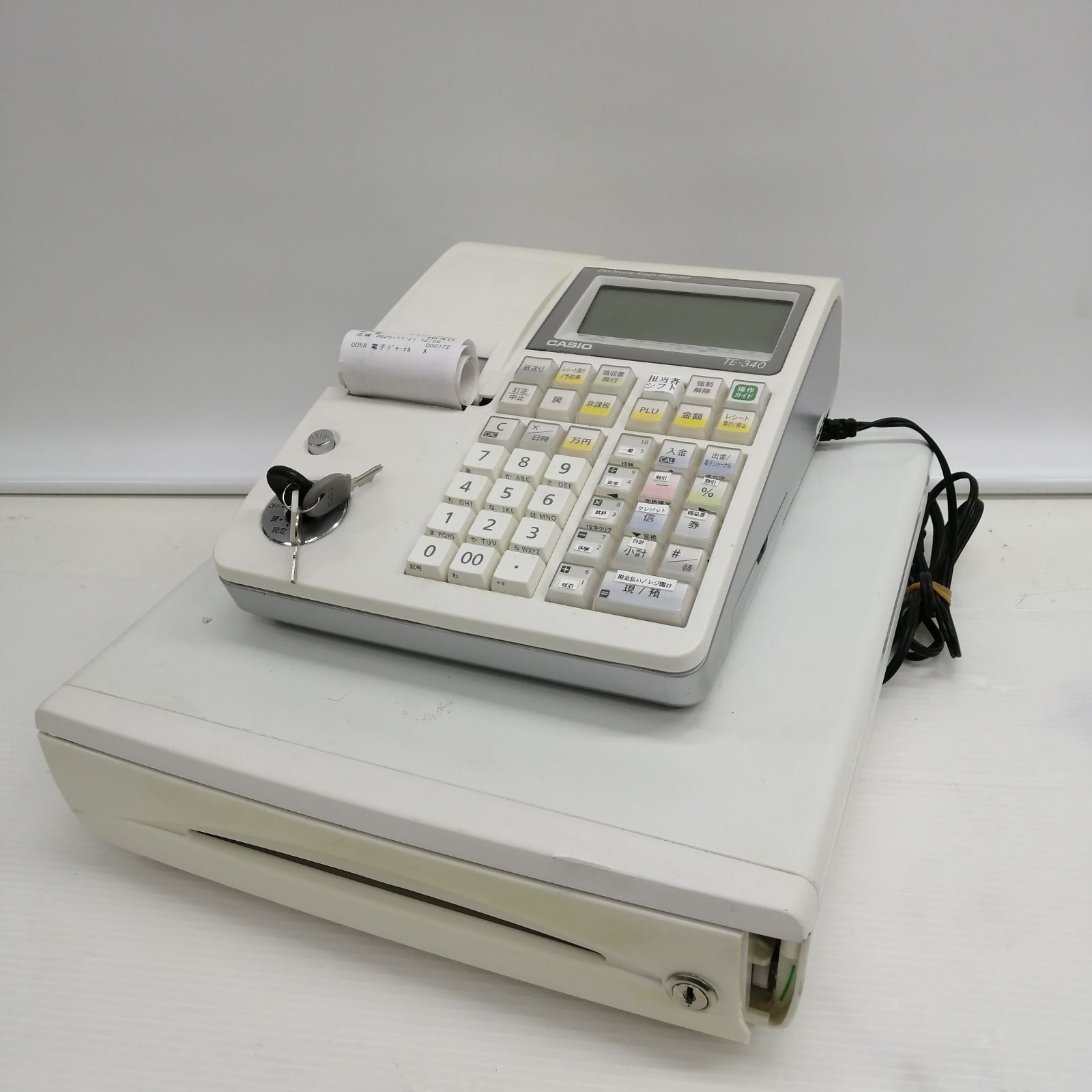 CASIO レジ te 340 we