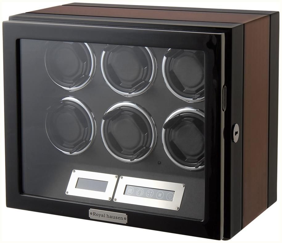 サンブランド ロイヤルハウゼン Royal hausen ワインディングマシーン ウォッチワインダー GC 03 L 21 EB 6本巻き