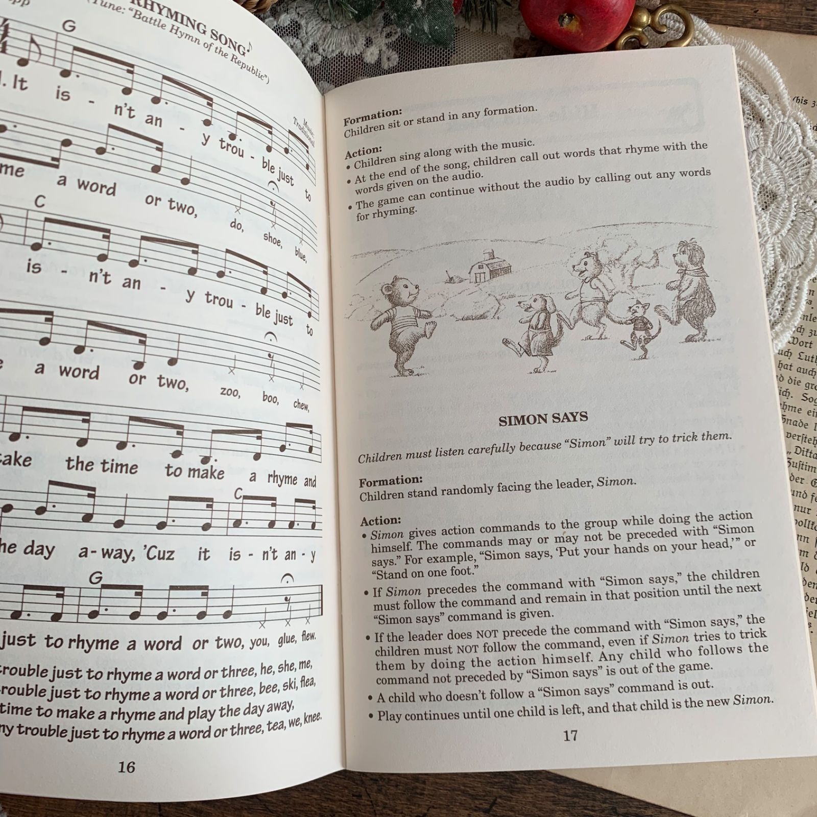 ヴィンテージ絵本 Wee Sing「Games, Games, Games」1991年 児童書 洋書