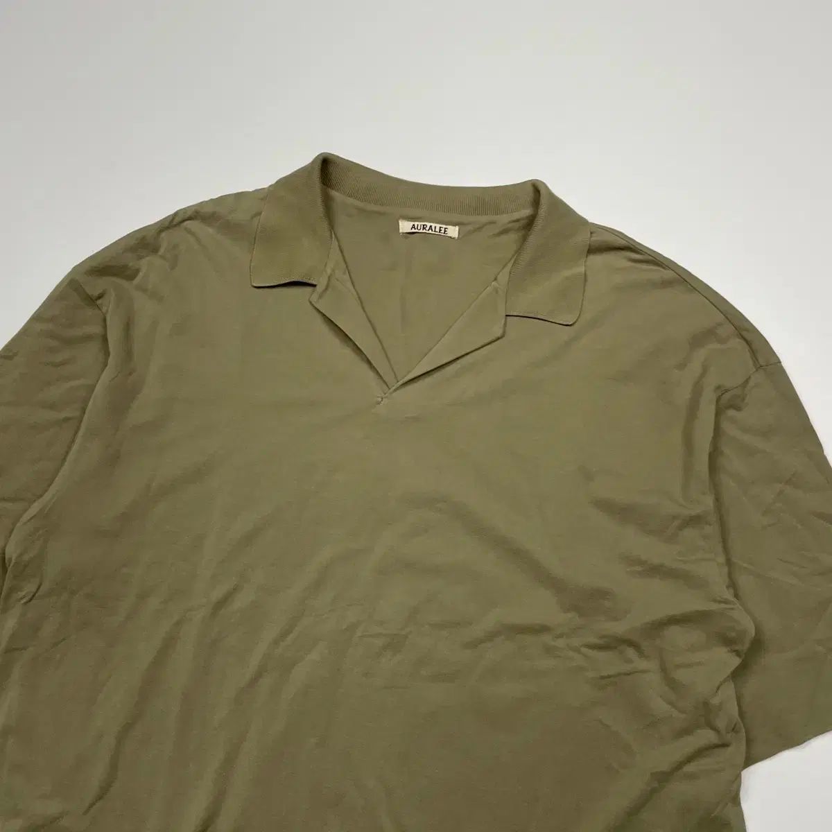 105) オーラリー ハイゲージ ダブルクロス ポロシャツ - メルカリ