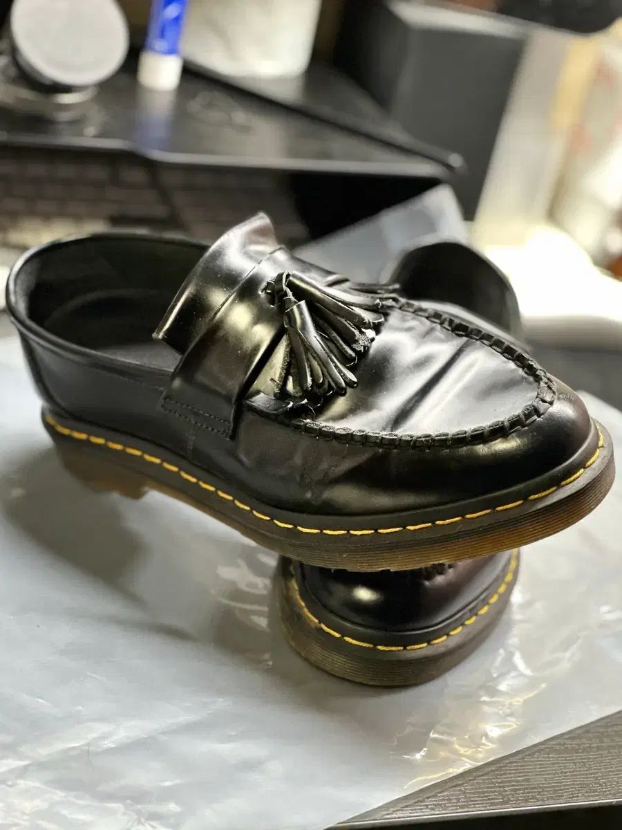  280 DR MARTENS ドクターマーチン エイドリアン UK 9 ローファー ブーツ 革靴